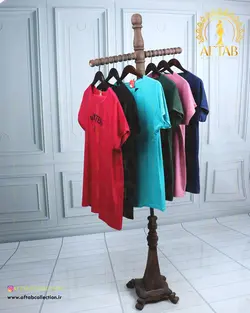 ست تیشرت شلوارک طرح حروف سایزبزرگ 4474