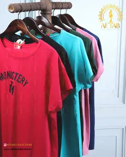 ست تیشرت شلوارک طرح حروف سایزبزرگ 4474