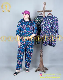 ست راحتی طرحدار سایزبزرگ 4541