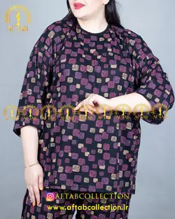 ست راحتی طرحدار سایزبزرگ 4541