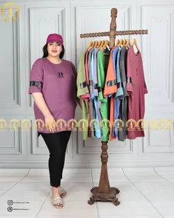 تیشرت راحتی اسپرت سایزبزرگ 4548