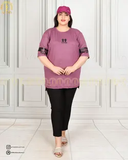 تیشرت راحتی اسپرت سایزبزرگ 4548