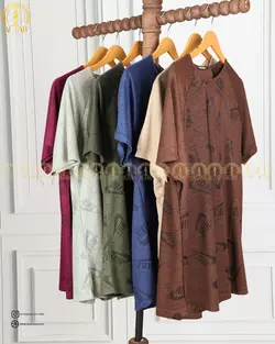 ست راحتی نایک یقه چیندار سایزبزرگ 4442