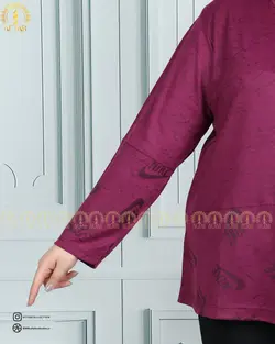 بلوز راحتی نایک جلو دکمه سایزبزرگ 4448