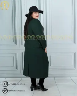 کت و دامن مجلسی سنگدوزی سایزبزرگ 45825