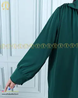 شومیز مجلسی جلو گیپور سایزبزرگ 4651