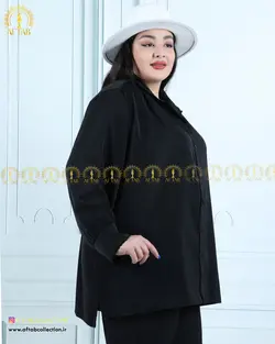 شومیز مجلسی جلو گیپور سایزبزرگ 4651