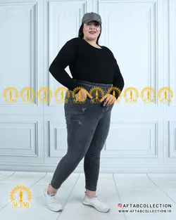 جین جذب گندار2 دکمه سایزبزرگ 4763