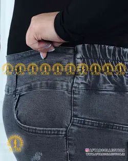 جین جذب گندار2 دکمه سایزبزرگ 4763