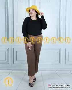 شلوار مازراتی راسته رنگی سایزبزرگ 4754