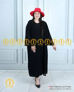 پیراهن مجلسی نگین مروارید سایزبزرگ 4752