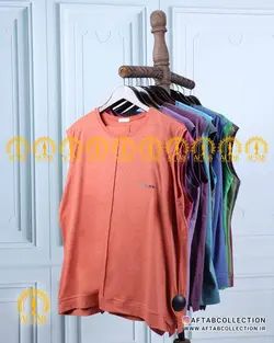 ست تاپ و شلوارک جلو دوخت سایزبزرگ 4790