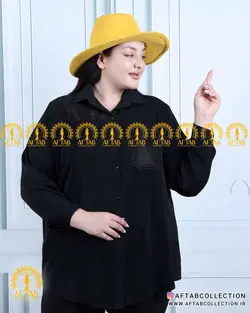 شومیز جیب پولکی الیزا سایزبزرگ