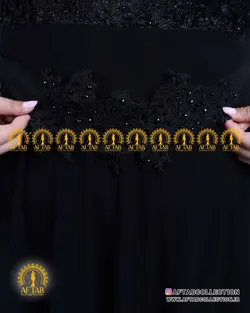 پیراهن مجلسی حریر گیپور سایزبزرگ 4839