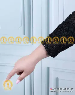 پیراهن مجلسی حریر گیپور سایزبزرگ 4839