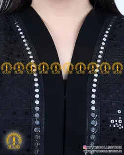 مانتو کتی پولک آیینه کاری سایزبزرگ 4857