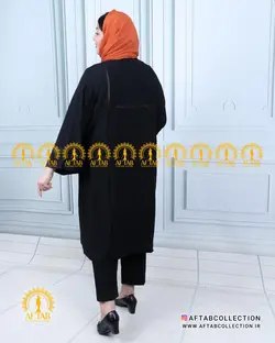 مانتو بابوس نوار لپه دو طرف سایزبزرگ 4879
