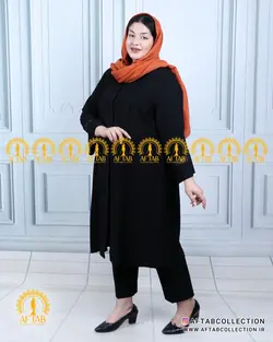 مانتو بابوس نوار لپه دو طرف سایزبزرگ 4879