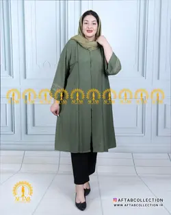 مانتو بابوس نوار لپه دو طرف سایزبزرگ 4879