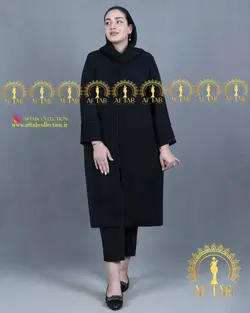 مانتو ابروبادی پلیسه دوزی سایز بزرگ