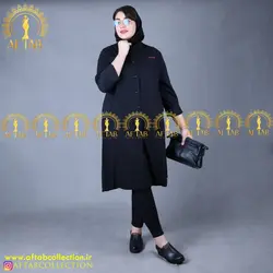 مانتو تنسل اداری دانشجویی سایزبزرگ