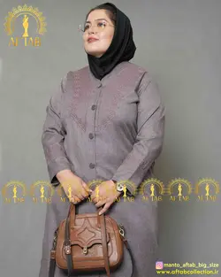 مانتو اداری شانتون دونخ سایزبزرگ