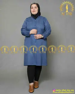 مانتو اداری شانتون دونخ سایزبزرگ