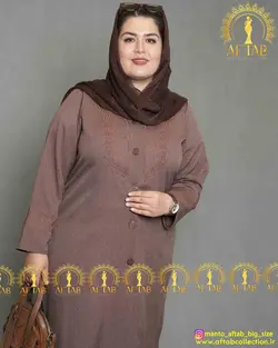 مانتو اداری شانتون دونخ سایزبزرگ