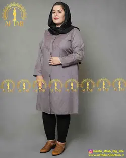 مانتو اداری شانتون دونخ سایزبزرگ