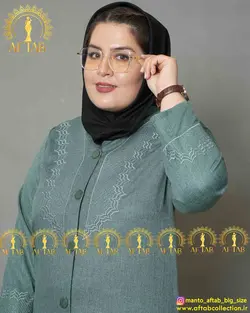 مانتو اداری شانتون دونخ سایزبزرگ