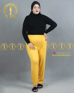 شلوار راحتی ساده فانریپ سایز بزرگ
