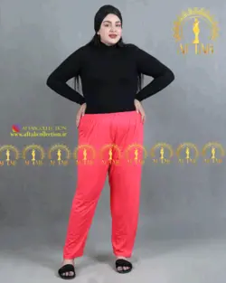 شلوار راحتی ساده فانریپ سایز بزرگ
