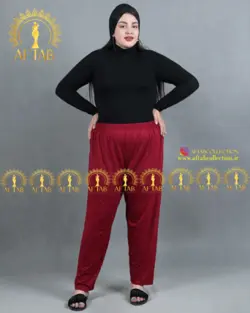 شلوار راحتی ساده فانریپ سایز بزرگ