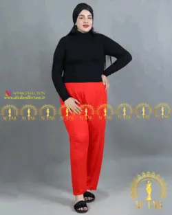 شلوار راحتی ساده فانریپ سایز بزرگ