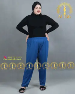 شلوار راحتی ساده فانریپ سایز بزرگ