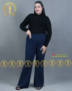 شلوار لاکرا دمپا گشاد سایز بزرگ