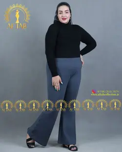 شلوار لاکرا دمپا گشاد سایز بزرگ