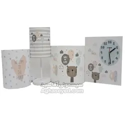 ست لوستر 4تیکه طرح کارتونی مارک مامز کد00202879 - فروشگاه اینترنتی سیسمونی نوزاد آقا سید