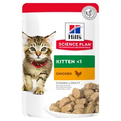 پوچ بچه گربه هیلز با طعم مرغ _ Hills