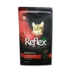 غذای خشک گربه بالغ رفلکس پلاس با طعم بره و برنج _ Reflex