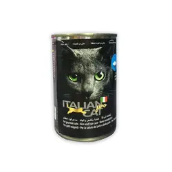 کنسرو گربه ایتالین کت طعم ماهی-ITALIAN CAT