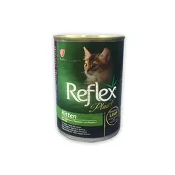 کنسرو بچه گربه رفلکس پلاس مخصوص بچه گربه طعم مرغ - reflex