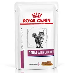 پوچ گربه رویال کنین مدل رنال با طعم مرغ _ Royal canin