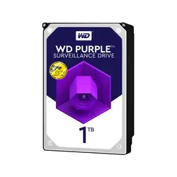 هارد دیسک اینترنال وسترن دیجیتال سری بنفش مدل Purple ظرفیت یک ترابایت گارانتی یک ماهه گلدن