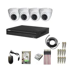 سیستم امنیتی HDCVI 2MP داهوا اس اسمارت کاربری فروشگاهی 4 دوربین