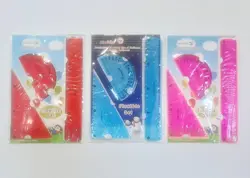 ست خط کش، گونیا و نقاله ژله ای