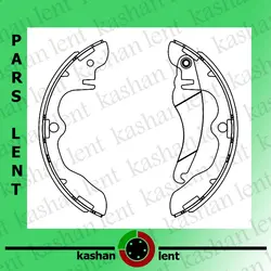 لنت ترمز عقب مزدا 1600 پارس لنت