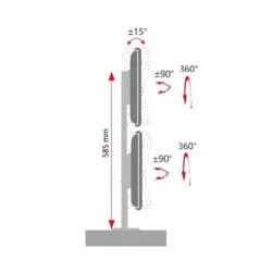 پایه رومیزی مانیتور LD2