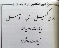 خرید امین الصالحین ،کتب وادعیه – فروشگاه کتاب هادی