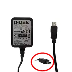 قیمت و خرید آداپتور 5 ولت 0.55A مودم D-Link سوکت Mini USB | اهوراشاپ